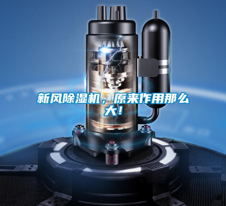 新風除濕機，原來作用那么大！