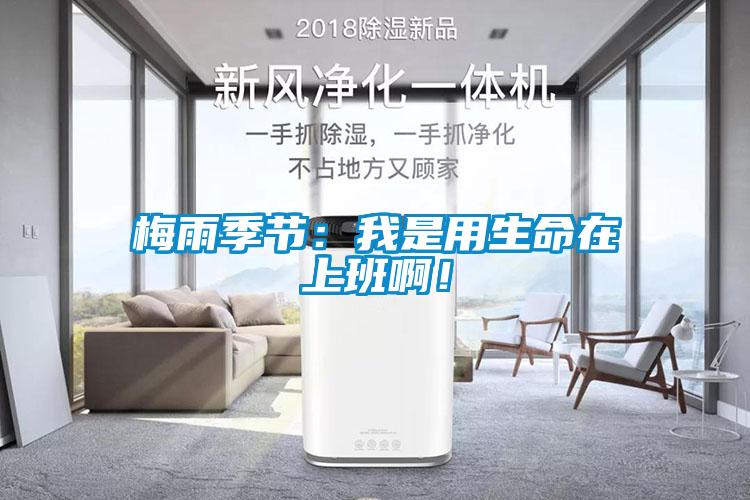 梅雨季節：我是用生命在上班??！