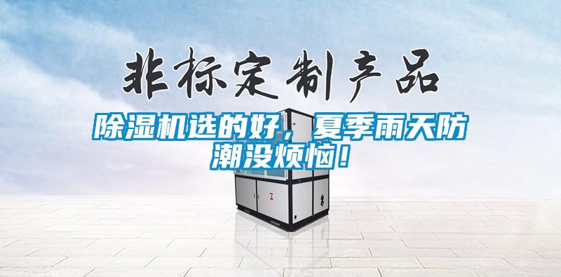 除濕機(jī)選的好，夏季雨天防潮沒煩惱！