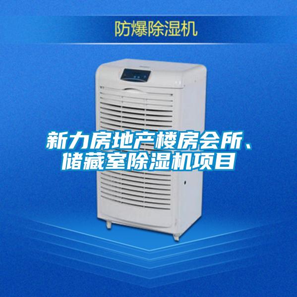 新力房地產樓房會所、儲藏室除濕機項目