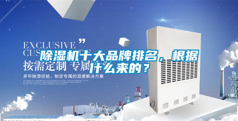 除濕機十大品牌排名,根據什么來的?