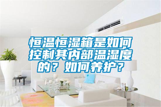 恒溫恒濕箱是如何控制其內(nèi)部溫濕度的？如何養(yǎng)護(hù)？