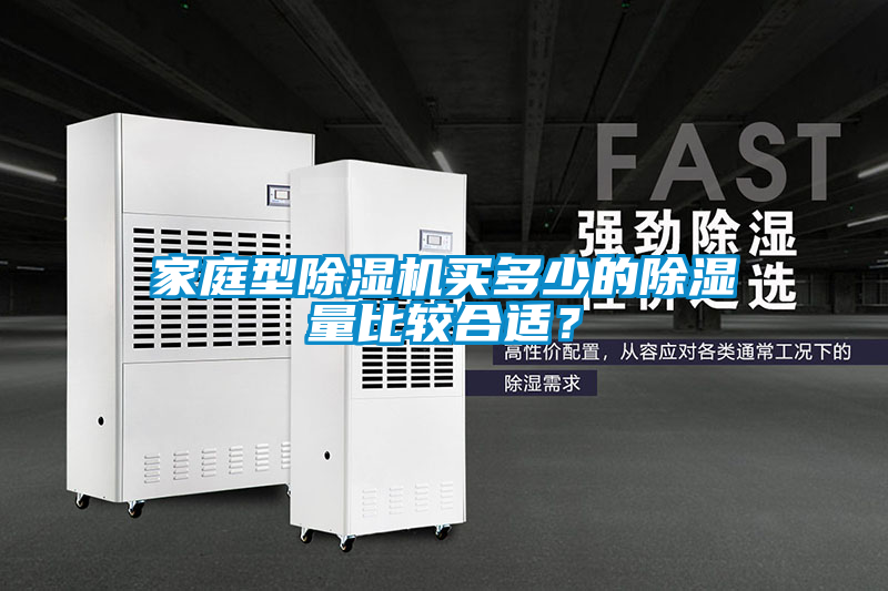 家庭型除濕機買多少的除濕量比較合適？