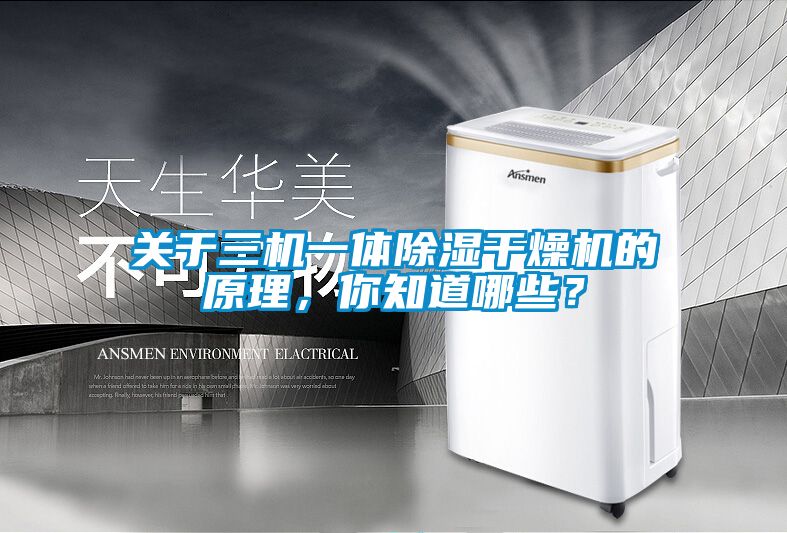 關于三機一體除濕干燥機的原理，你知道哪些？