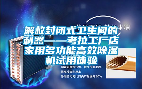 解救封閉式衛(wèi)生間的利器——考拉工廠店家用多功能高效除濕機(jī)試用體驗